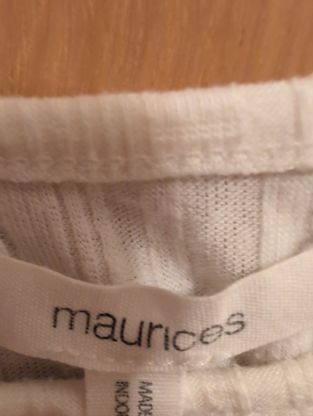 Maurices Ivory Ribbed Button-Front Tank - Picture 2 of 4